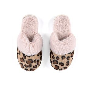 Shiraleah Lavinia Leopard Print Slippers (PREORDER)